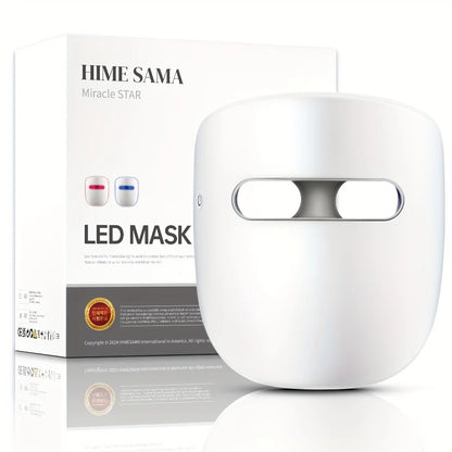 Professional  LED Face Mask - Ultimate Comfort Wireless - 630 nm, 820 nm, 465 nm -The Perfect Gift for Girlfriends and Mothers-M